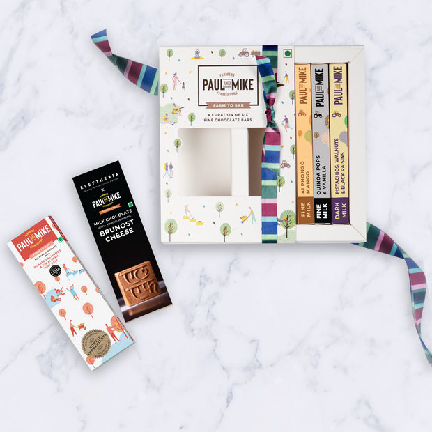 Chocolate Gift Box - Pack Of Six 27g Bars