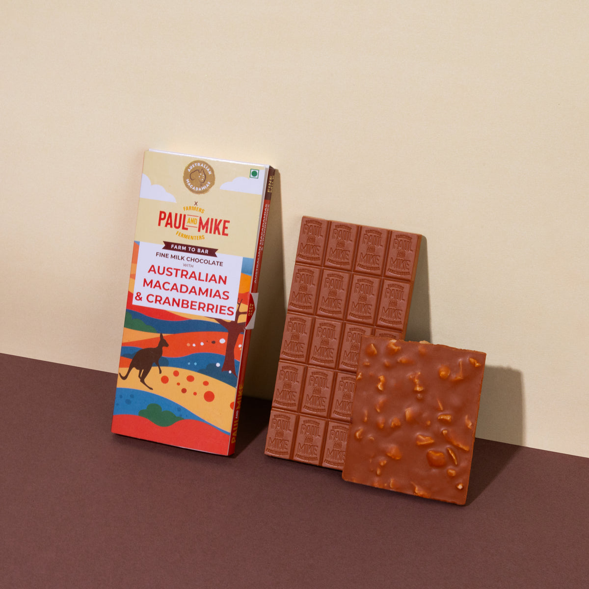 Fine Milk Chocolate with Australian Macadamias and Cranberry – Paul And ...