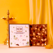 Piedmont Hazelnuts, Almonds, Raisins & Cranberries Fine Milk Chocolate Slab, 280g