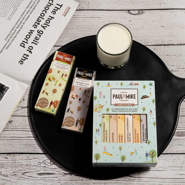 Milk Chocolate Gift Box - Pack Of Six 27g Bars