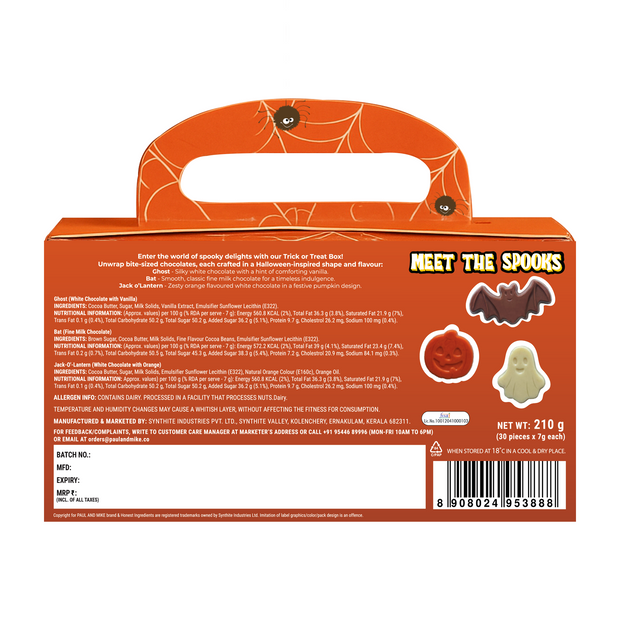 Halloween Trick Or Treat Chocolate Box