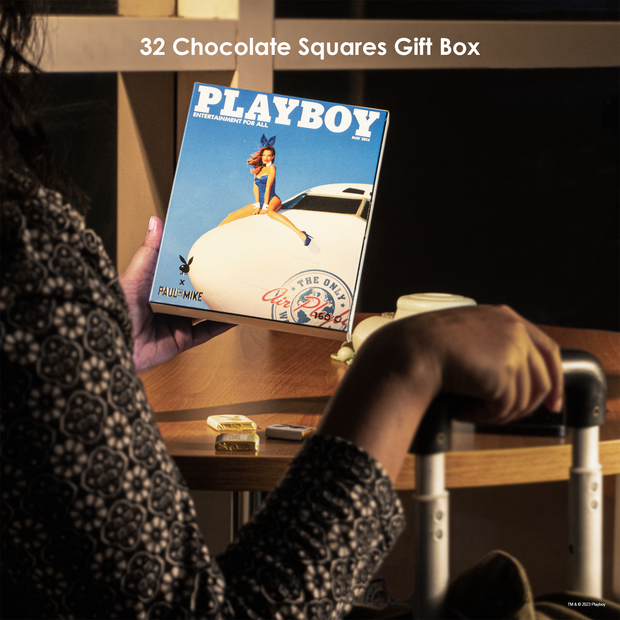 Playboy X Paul And Mike 32 Chocolate Squares Gift Box- Airplane