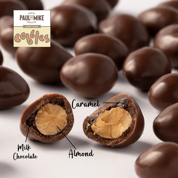 Chocolate coated almonds deals