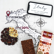 41% Milk Chocolate with 30% Italian Piedmont Hazelnuts
