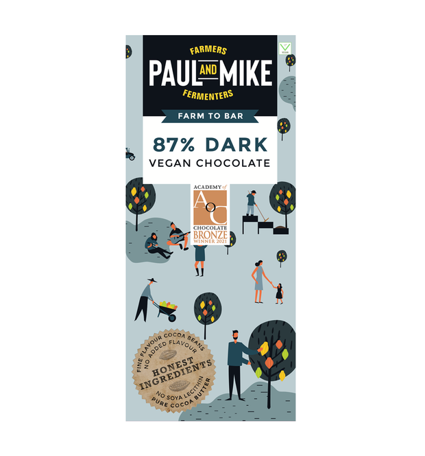 87% Dark Chocolate | Vegan Friendly