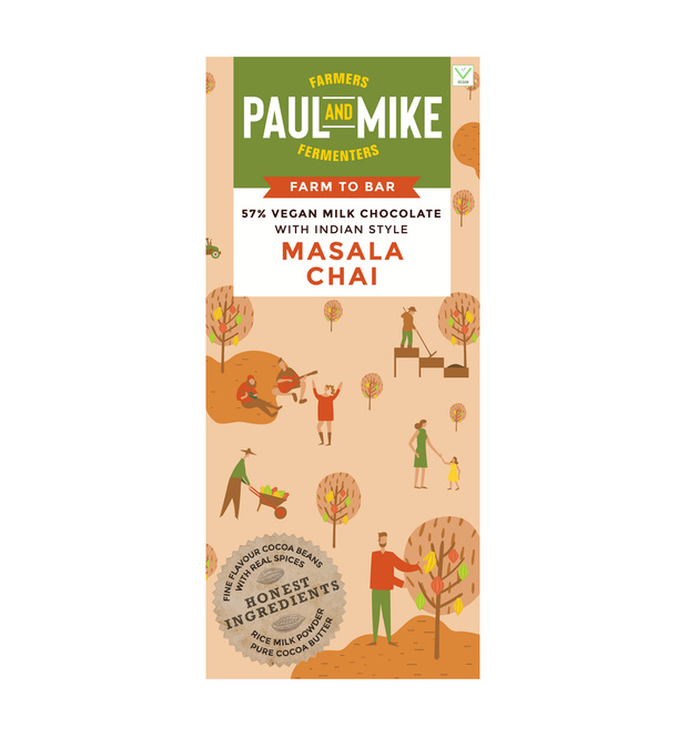 57% Milk Indian Style Masala Chai Chocolate