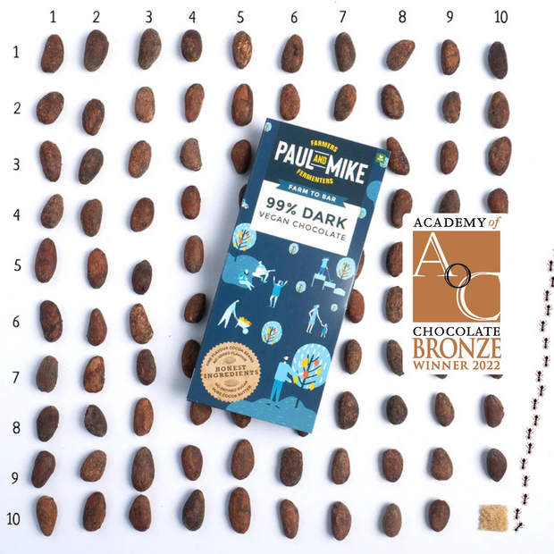 99% Dark Chocolate | Vegan Friendly
