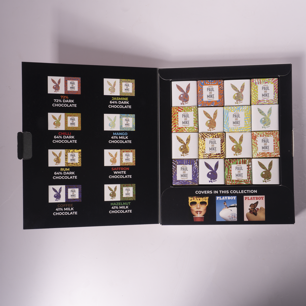 Playboy X Paul And Mike 32 Chocolate Squares Gift Box- Butterfly