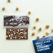 4700BC 49% Fine Milk Chocolate with Himalayan Salt Caramel Popcorn